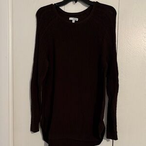 Sonoma Dark Brown Crew Neck Sweater